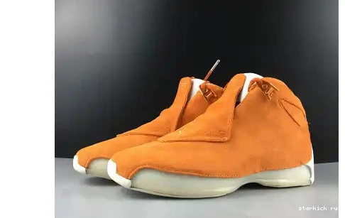 AA2494-801 Retro 18 AA2494-801 Orange Campfire Jordan  0528